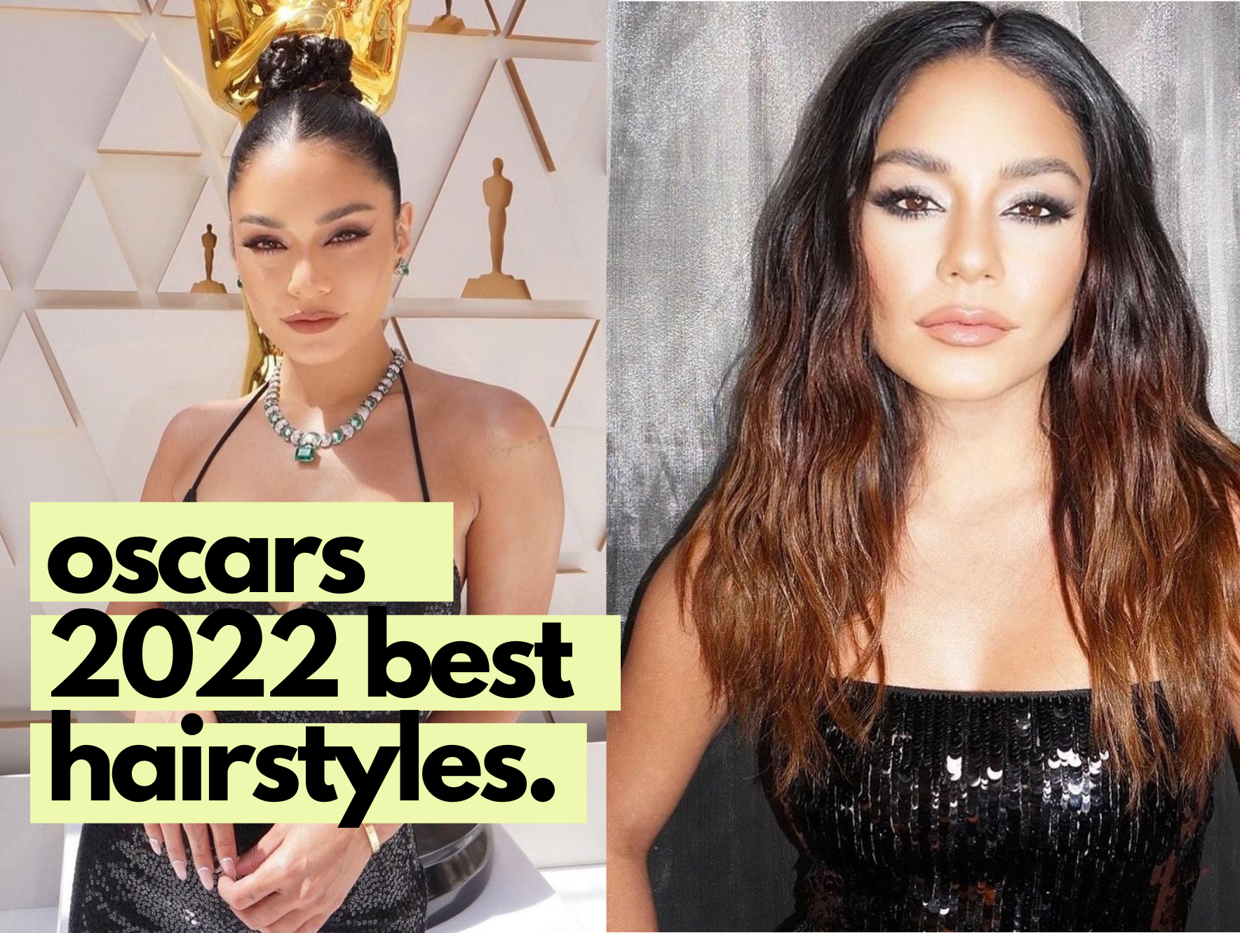 2022 celebrity best oscars hairstyles.