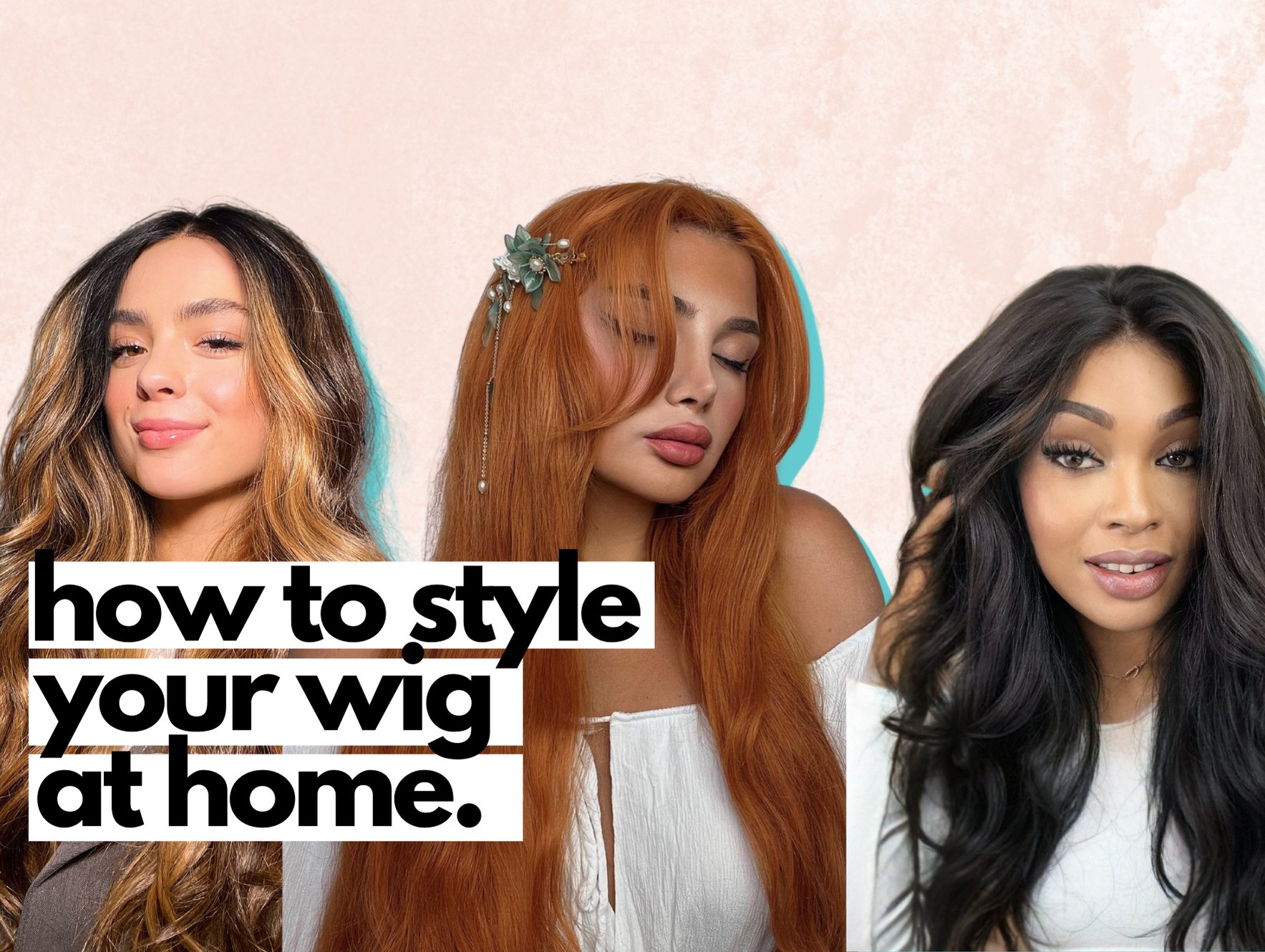 how to style a wig.