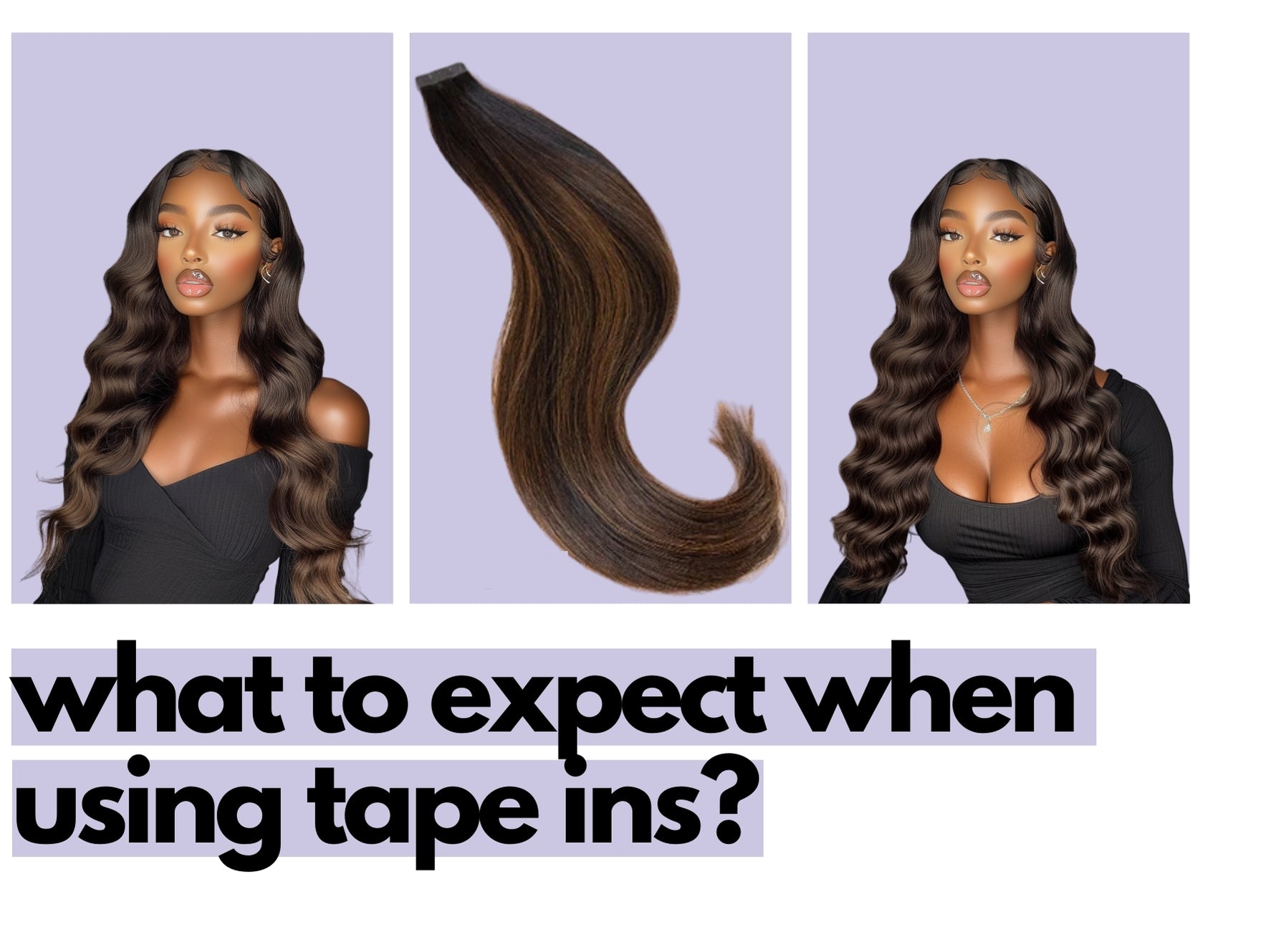 what are tape in extensions.