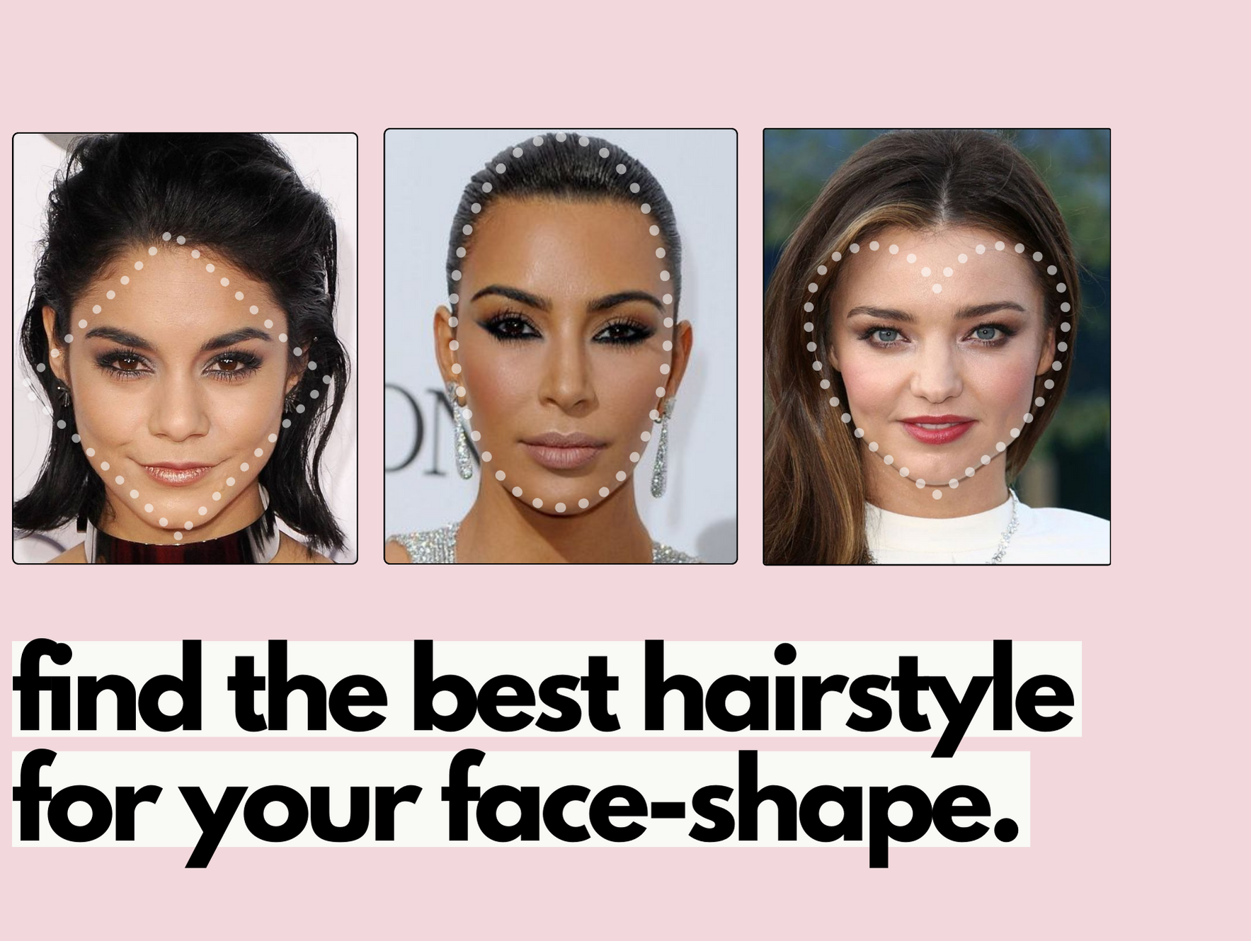 Best hairstyles for different face shapes.