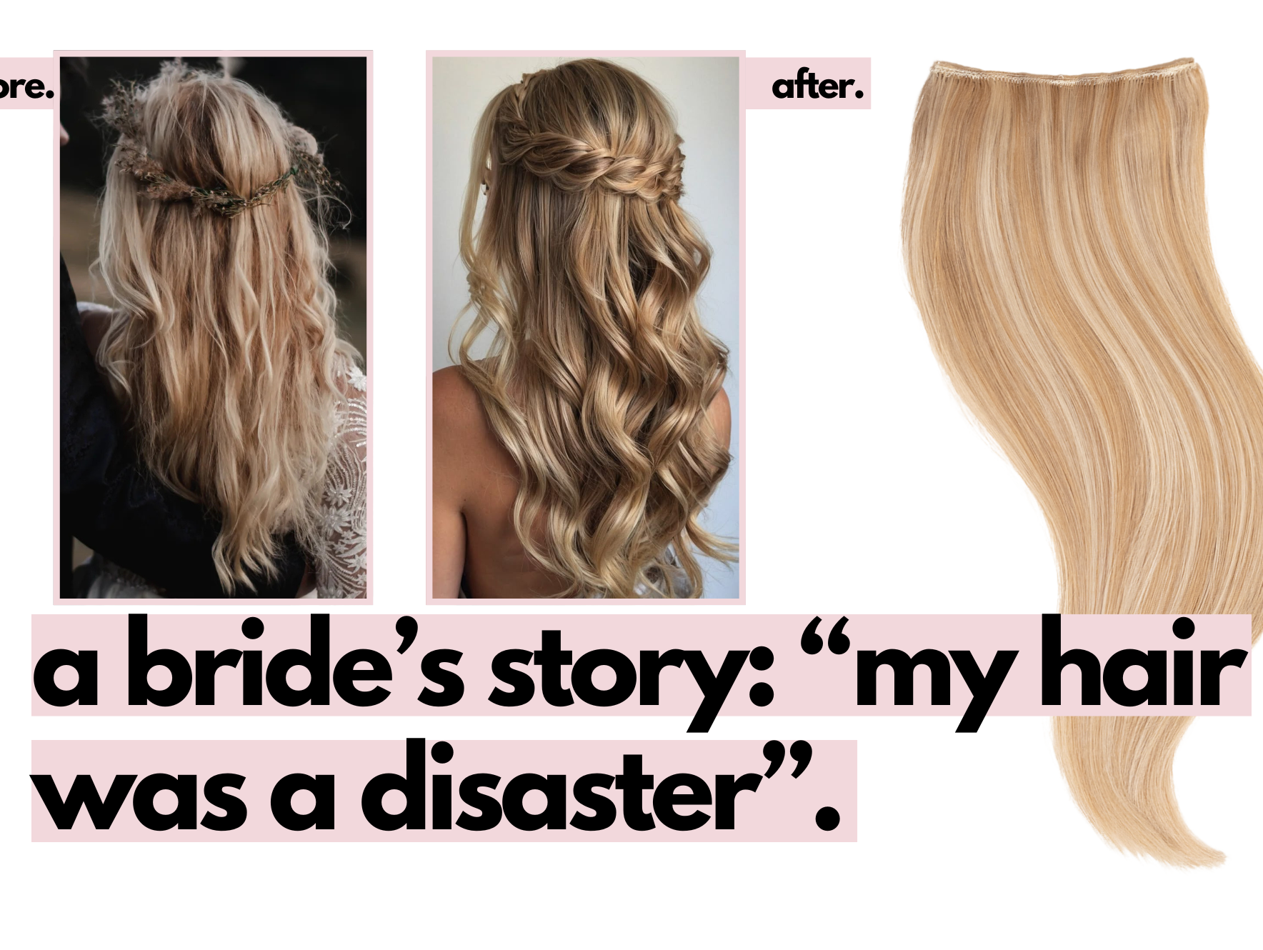 “My Wedding Hair Was a Disaster” – How This Bride Saved Her Big Day.