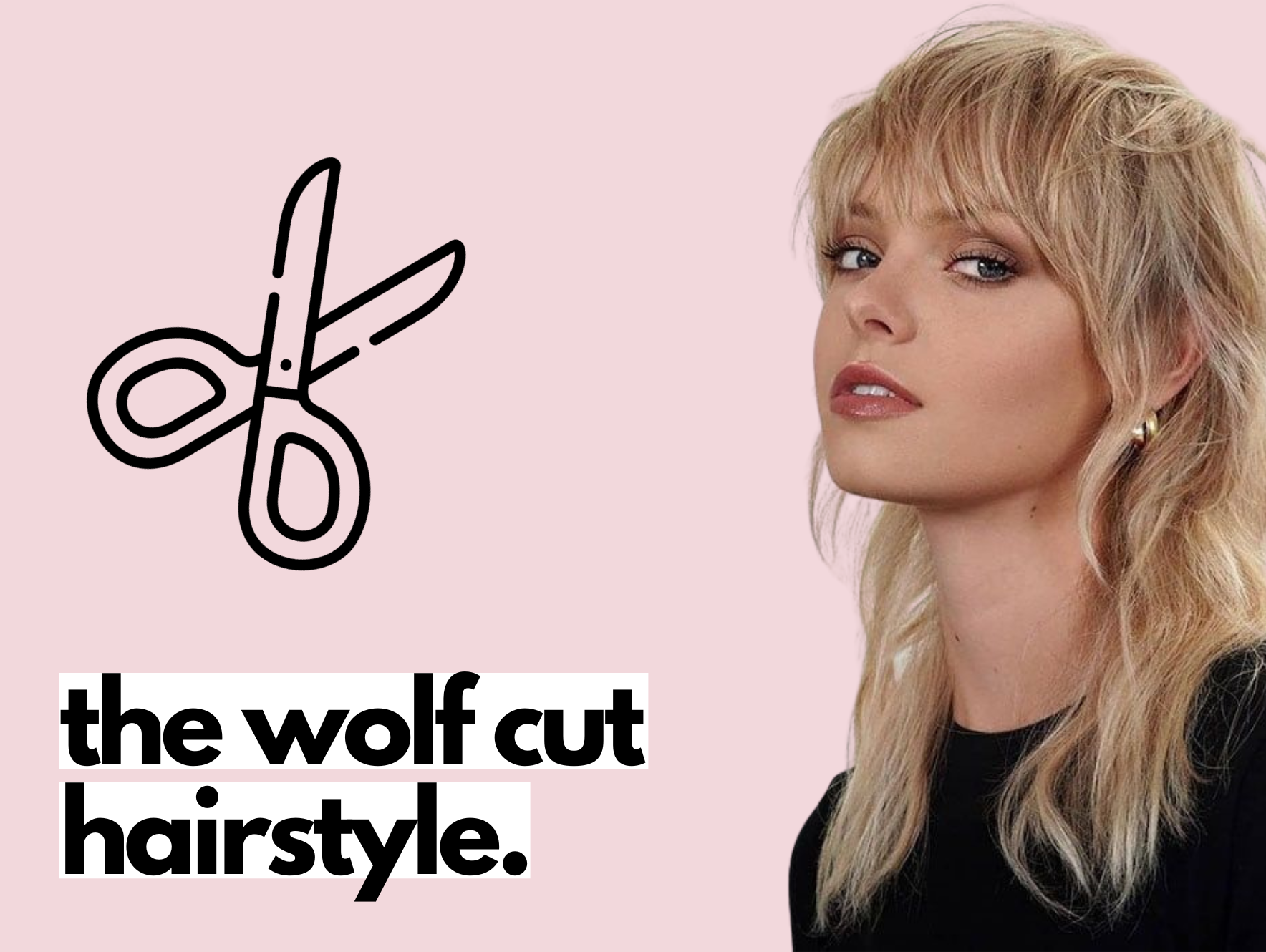hair trends: wolf cut.