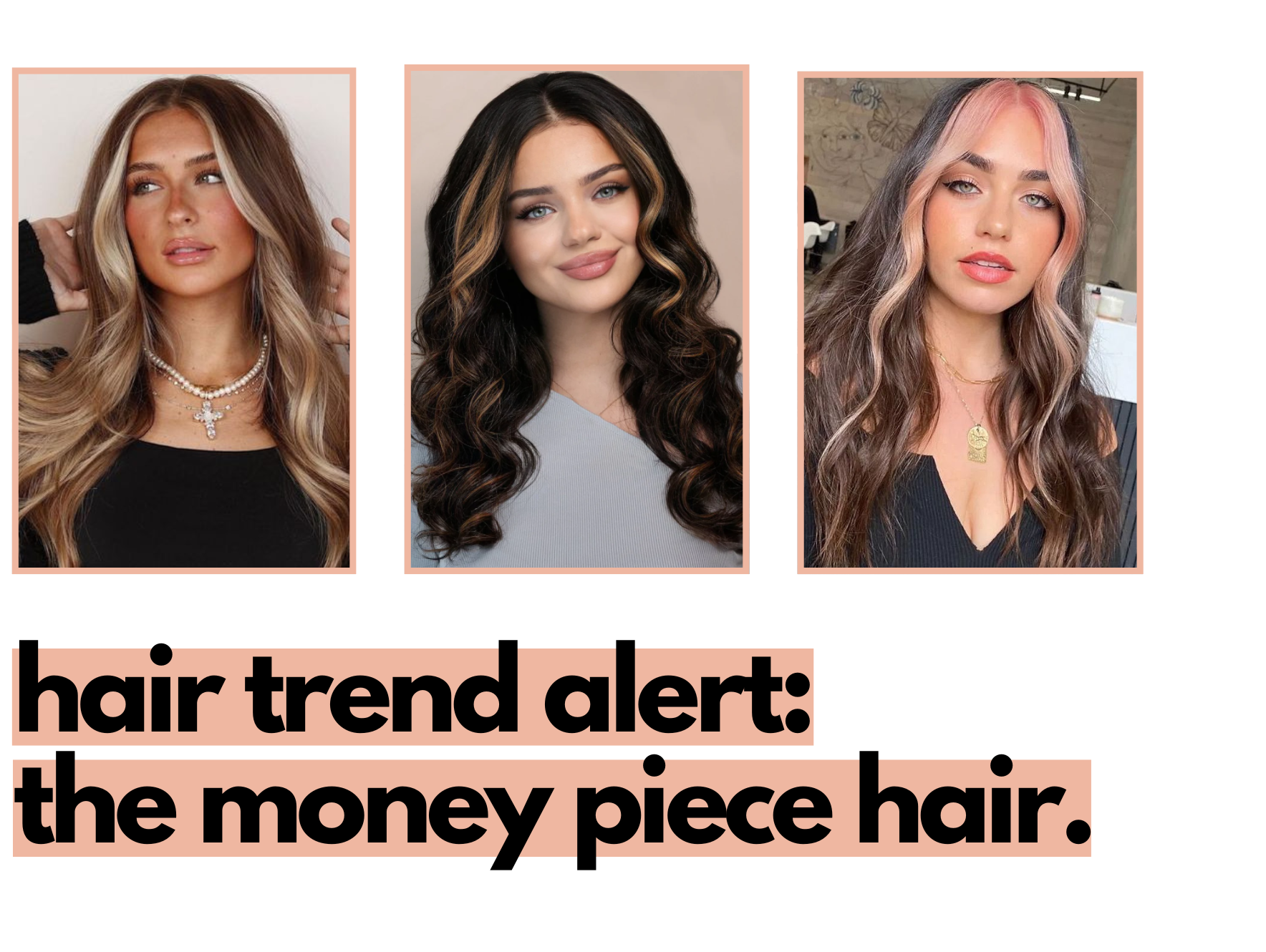 How to get the money piece hair without using dye.