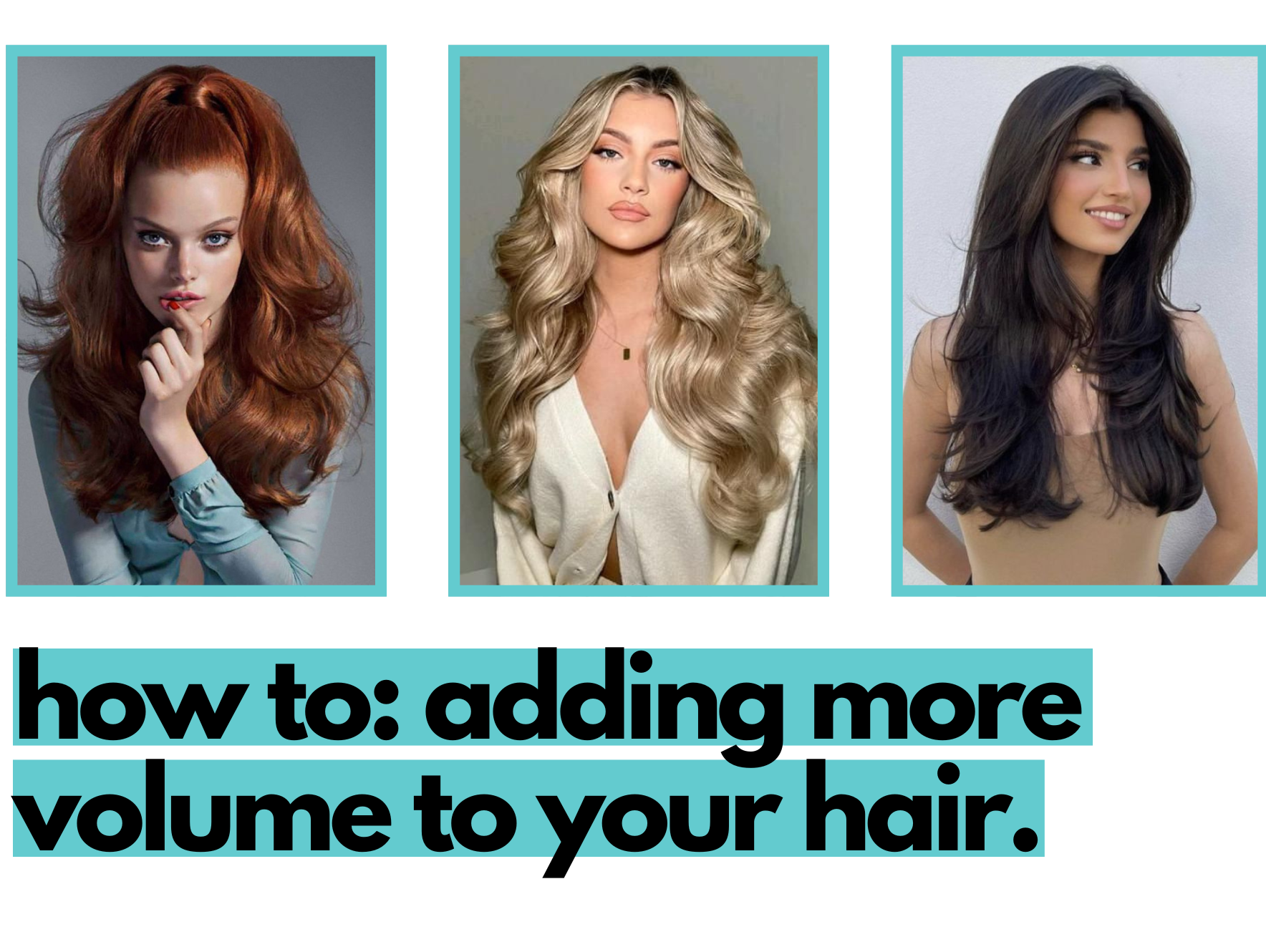 how to add volume to hair: 5 simple ways.