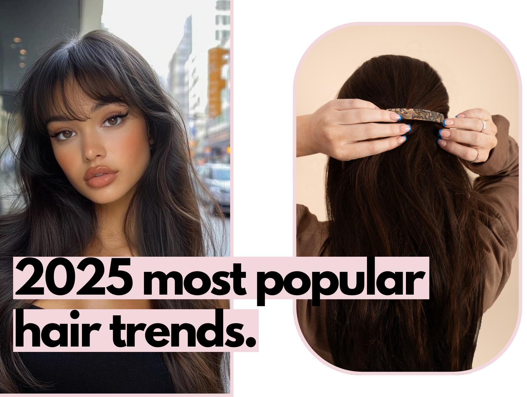 Top 5 popular hair trends to try in 2025.