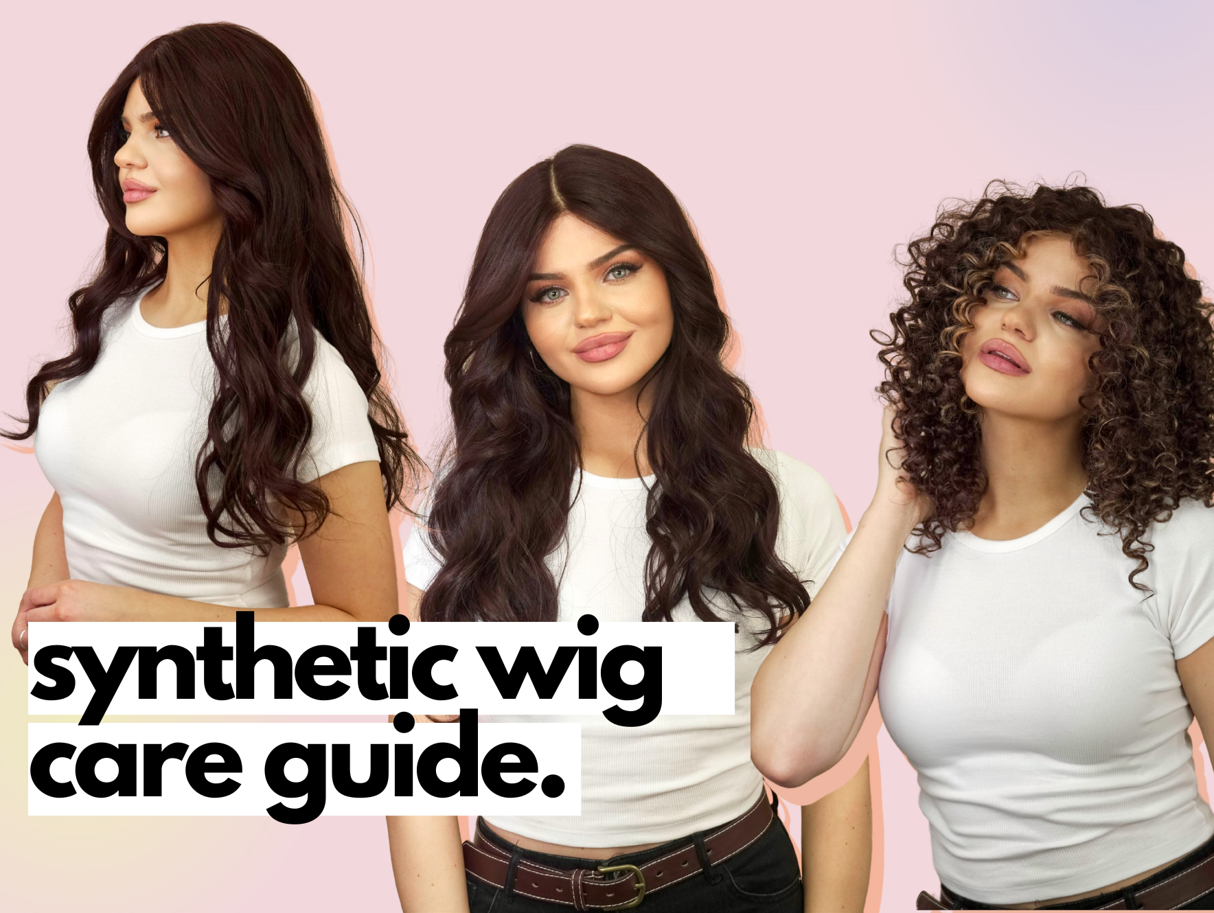 caring for synthetic wig.