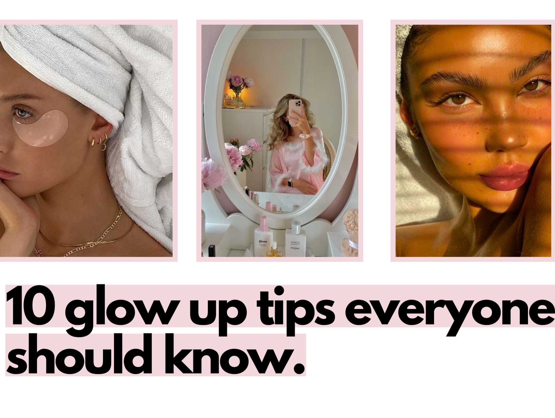 glow up tips