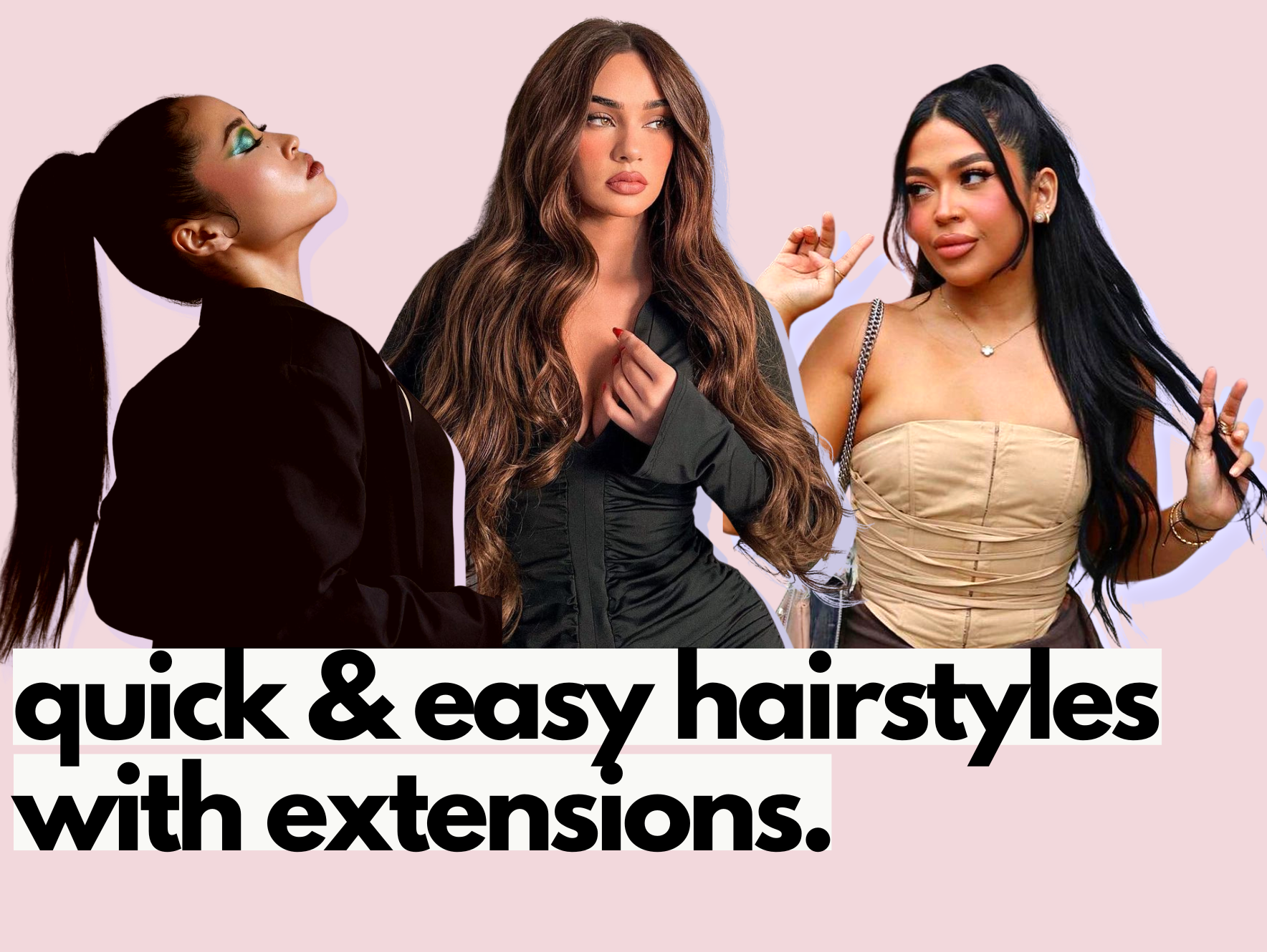 hairstyles with hair extensions