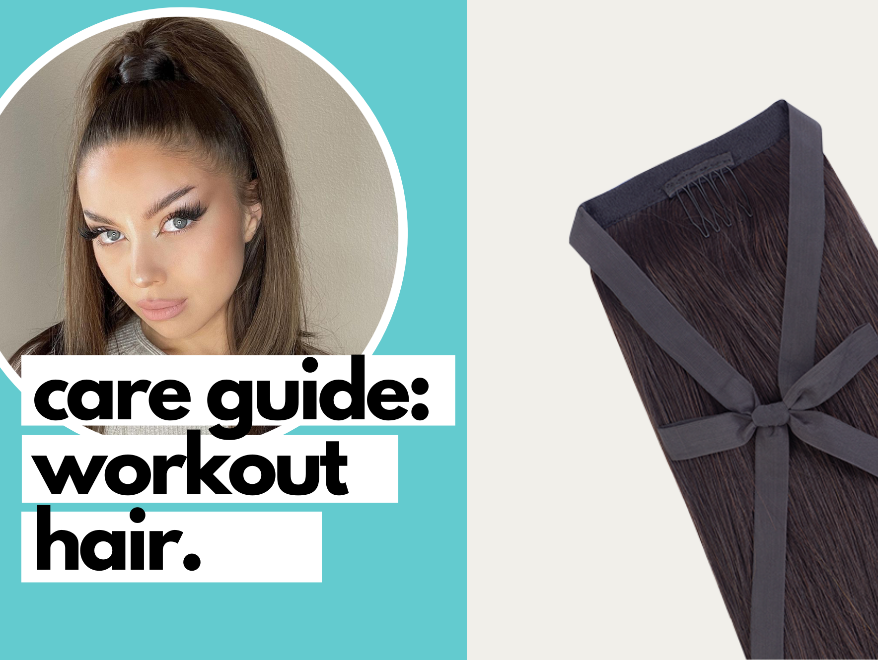a guide to exercising without ruining your hair.