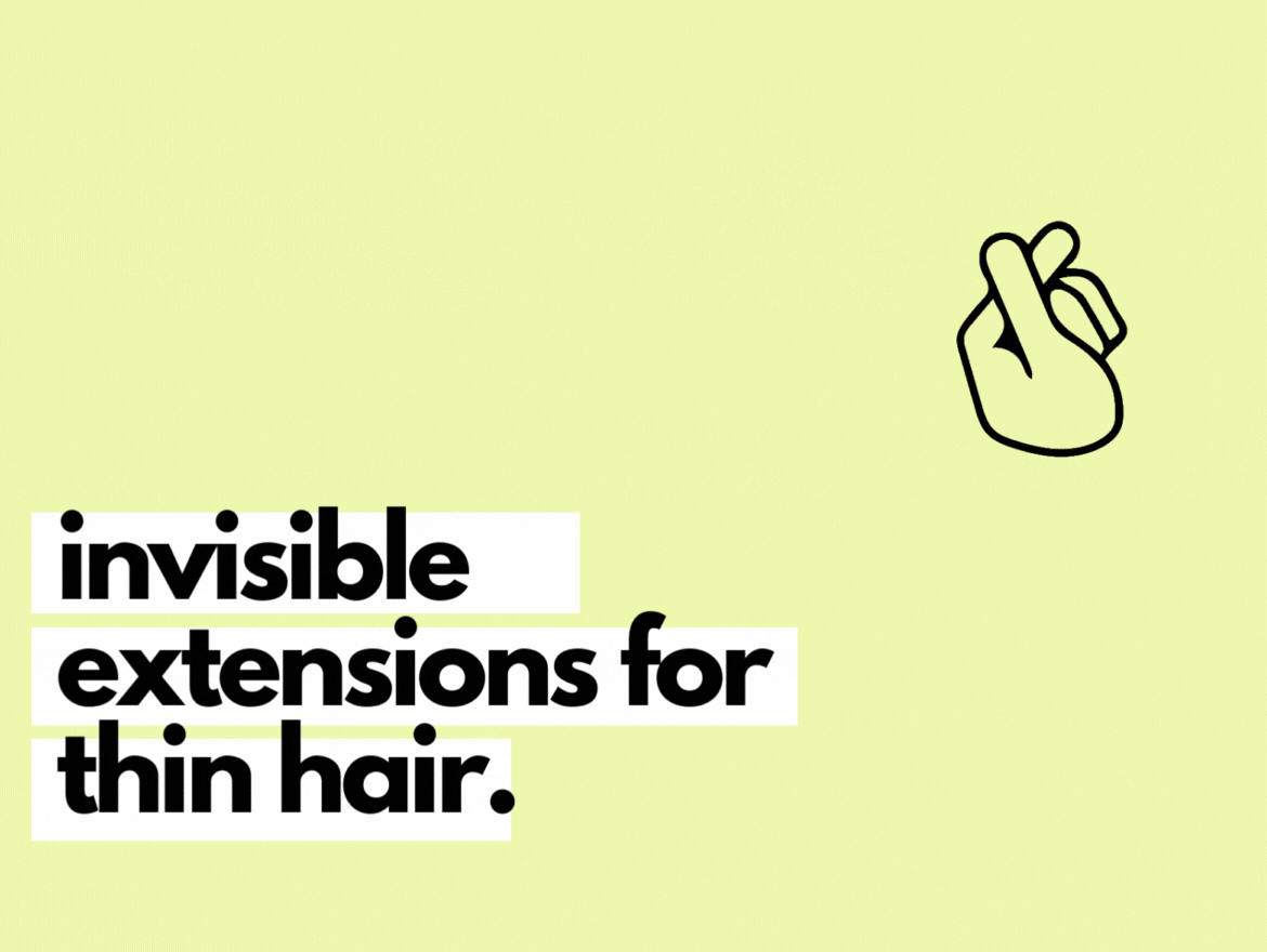 how to blend extensions with thin hair