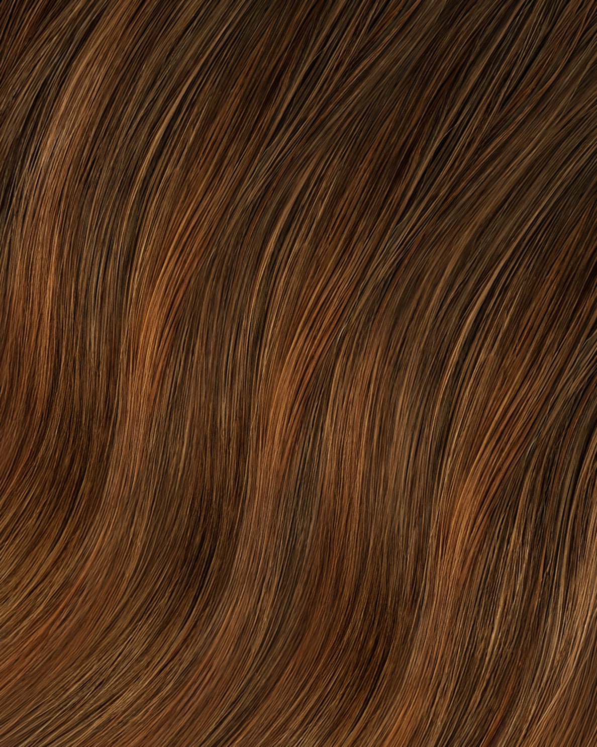 clip-in hair extensions chestnut balayage.