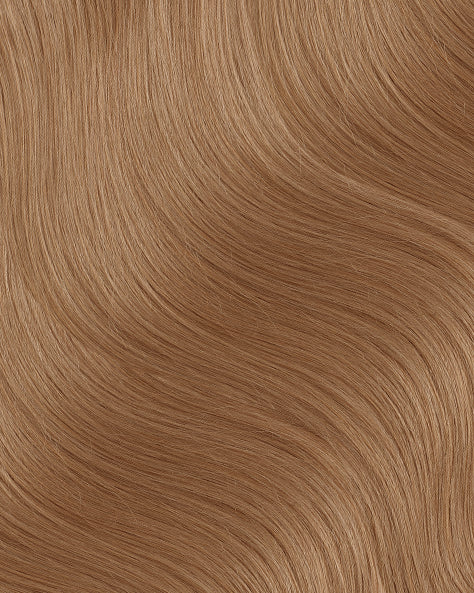 one-step hair extensions strawberry blonde.