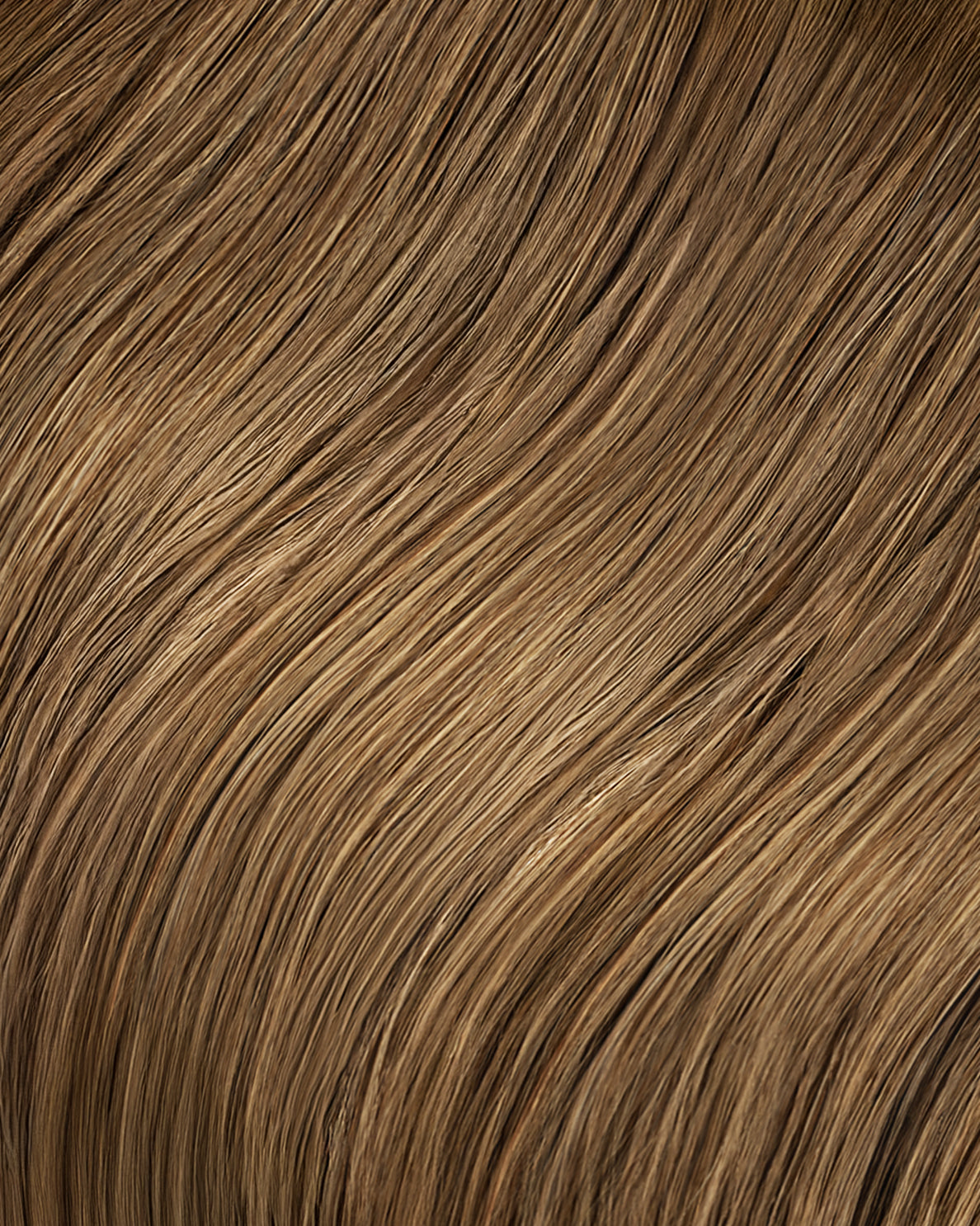 invisible clip-in hair extensions light brown.