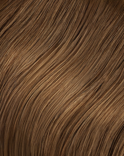 halo one-step hair extensions light brown.