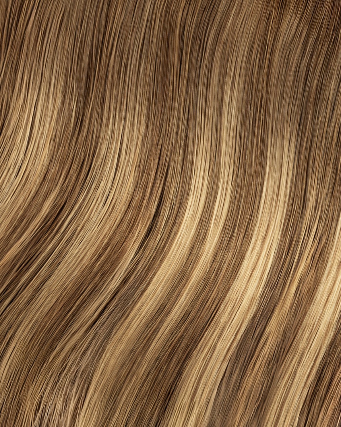 clip-in hair extensions caramel balayage.