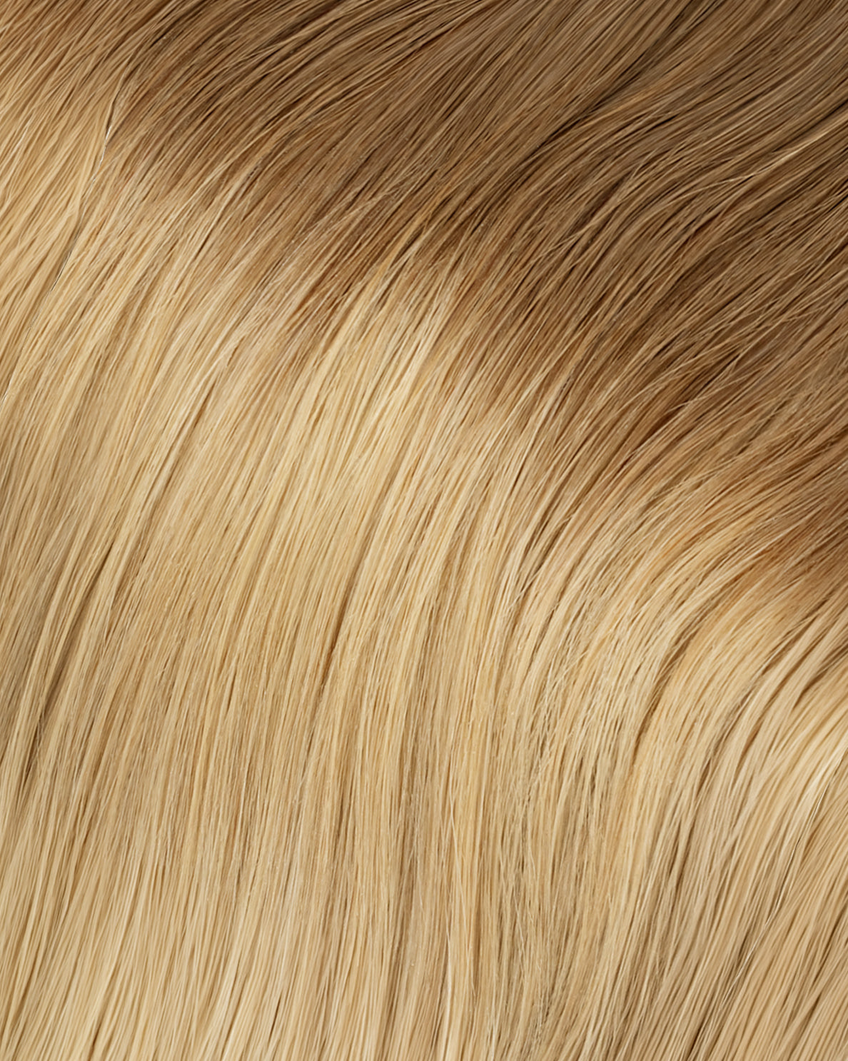 halo one-step hair extensions dirty blonde rootmelt.