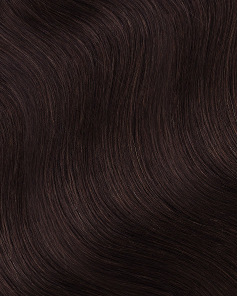 clip-in hair extensions chocolate brown.
