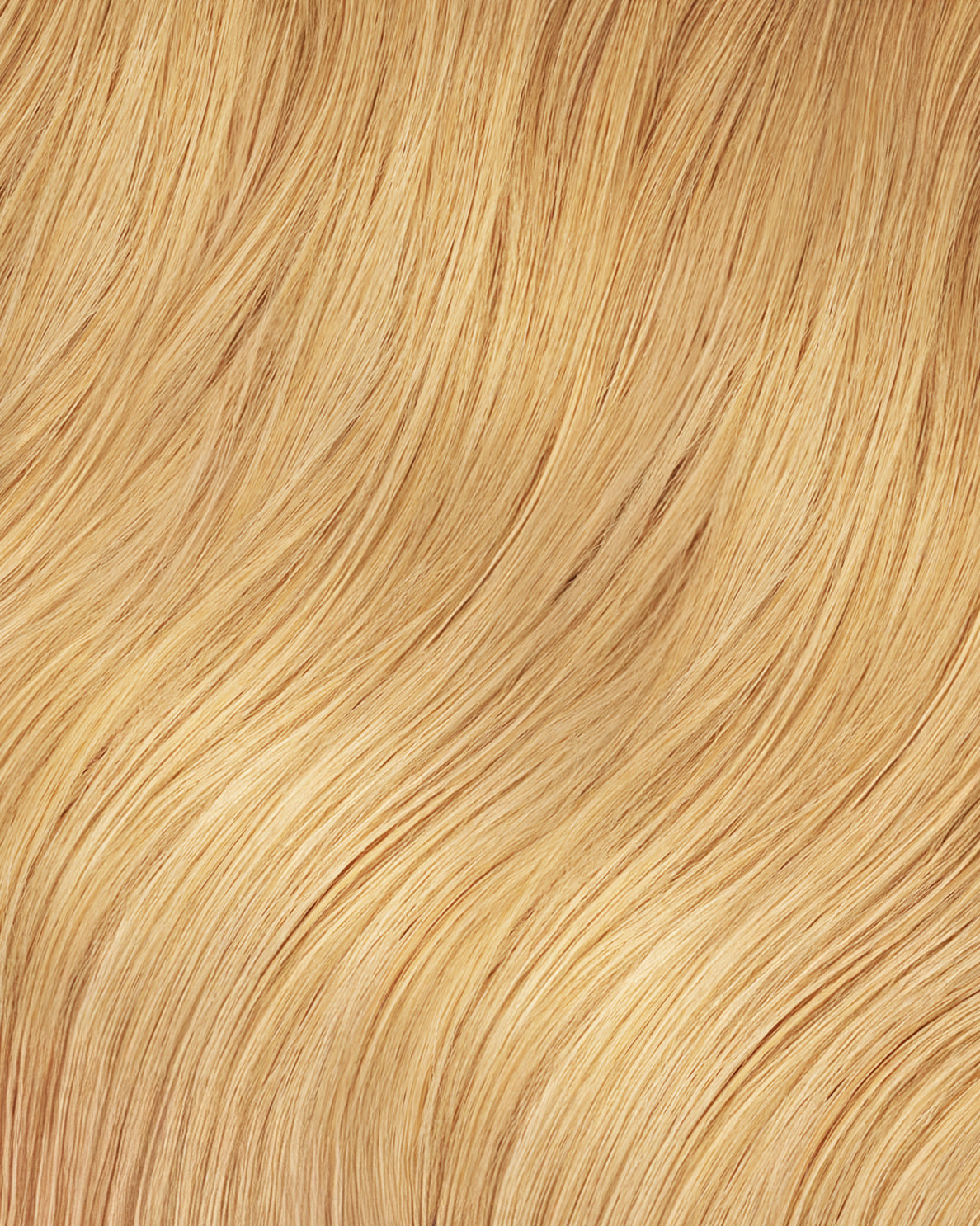 invisible clip-in hair extensions honey blonde.