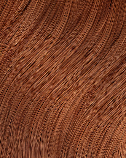 halo one-step hair extensions copper.