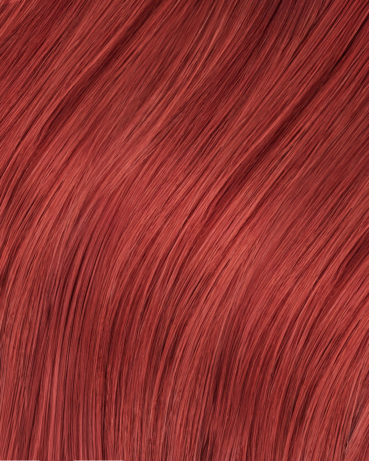 halo one-step hair extensions ruby red.