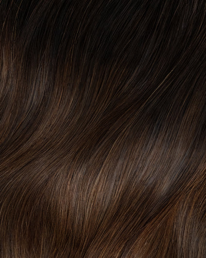 clip in hair extensions dimensional brown, classic set