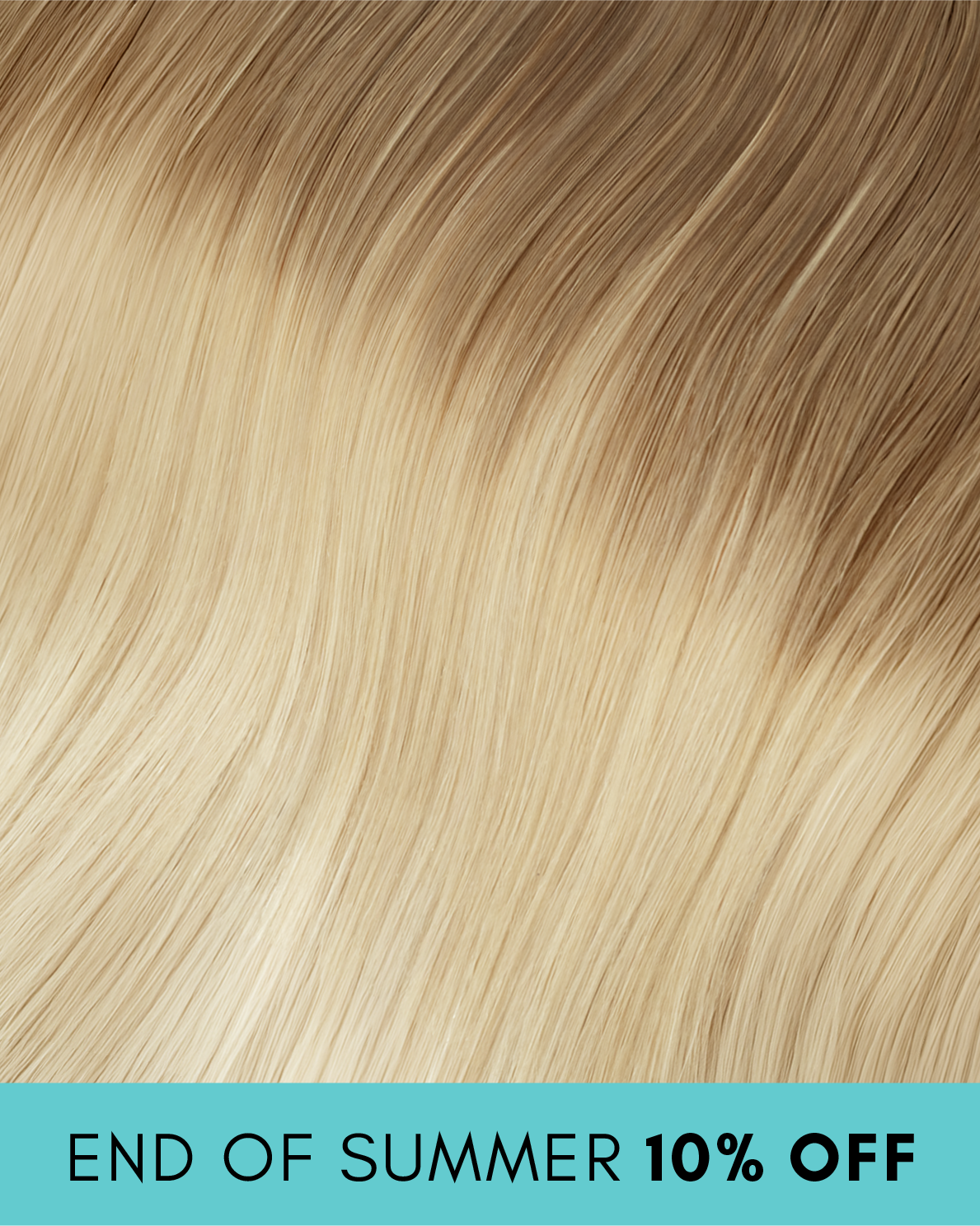 invisible clip-in hair extensions shadow root white blonde.