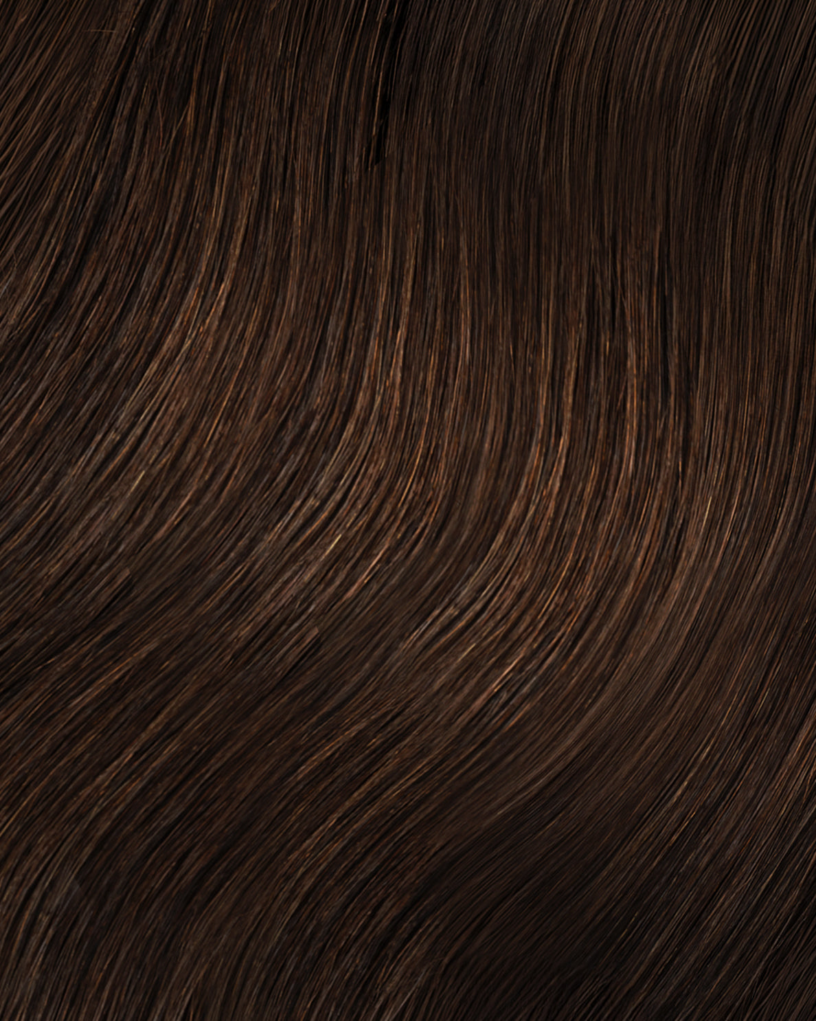 tape-in hair extensions chocolate brown.