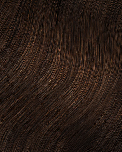 halo one-step hair extensions chocolate brown.