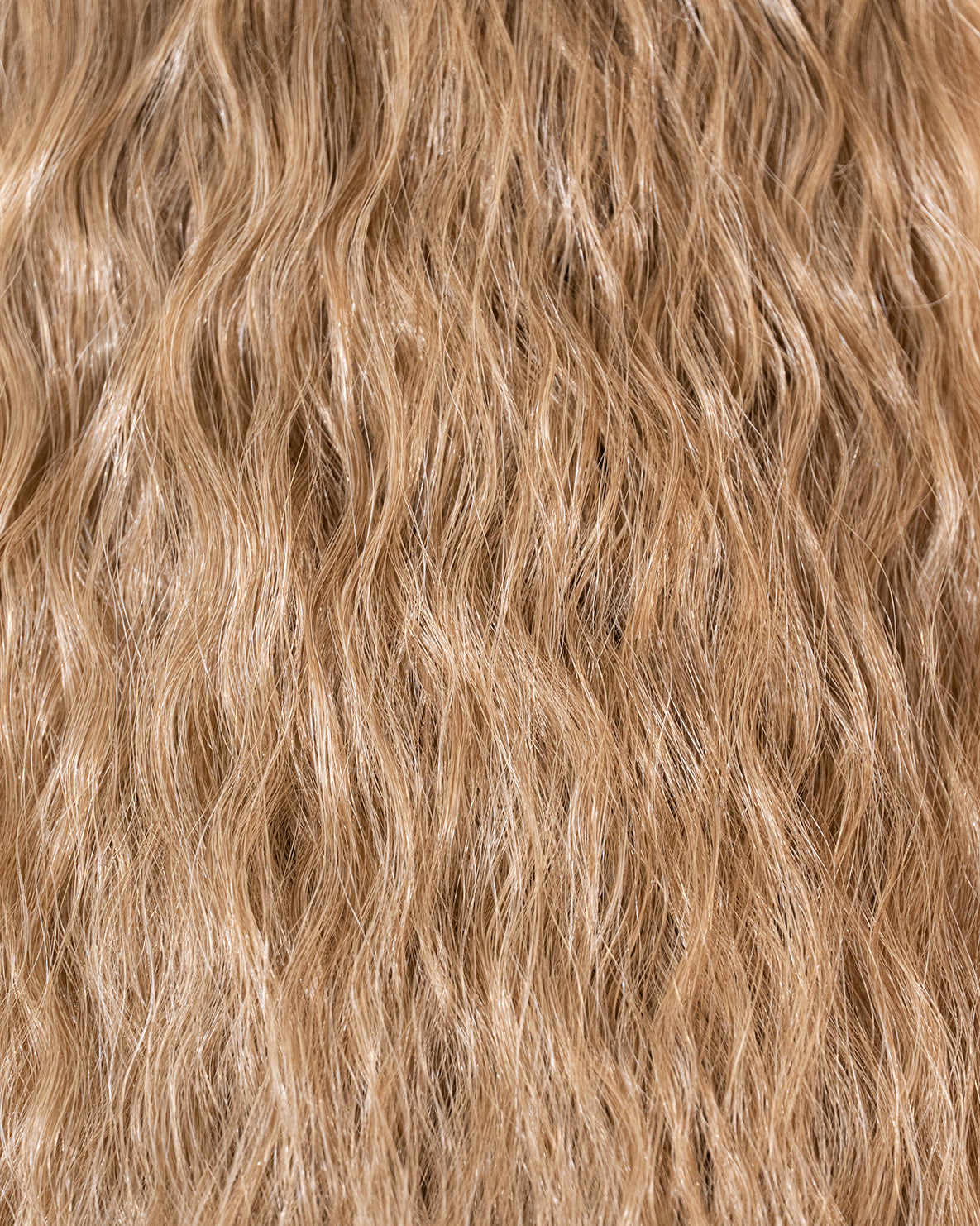 vegan fiber long wavy ponytail - ash blonde 26".