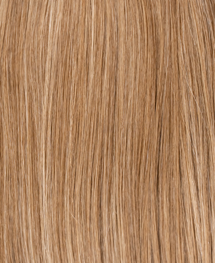flipped ends ponytail - ash blonde 17".