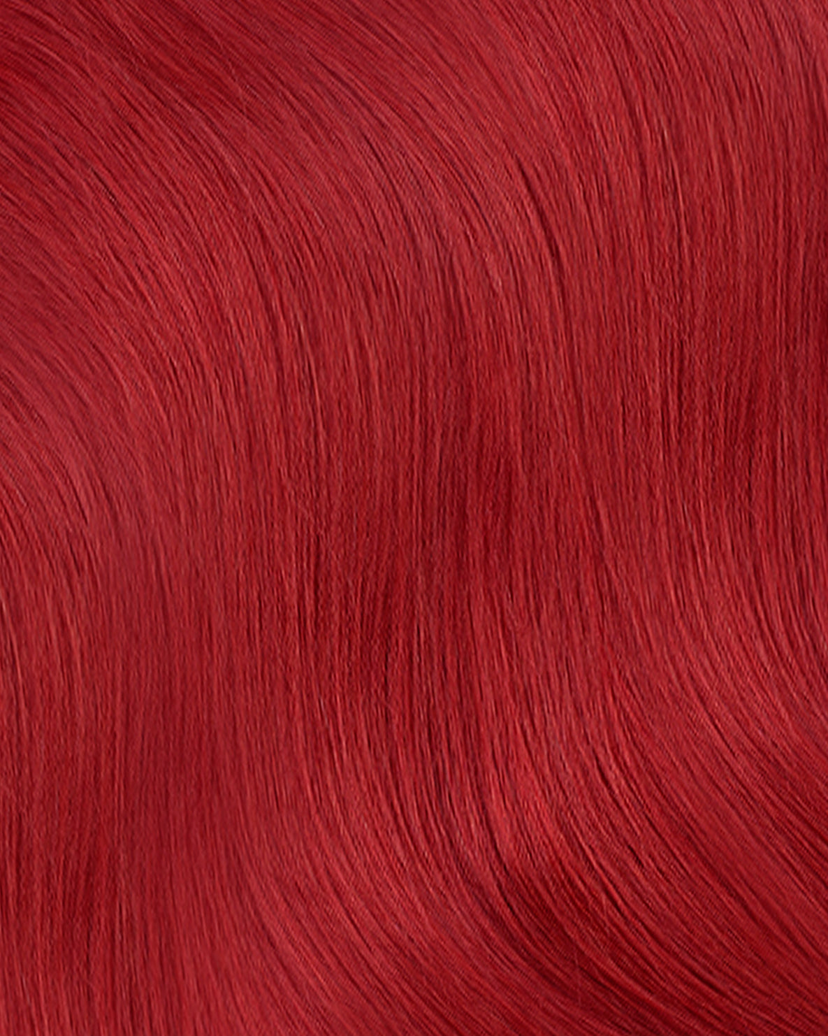 vegan fiber flipped ends ponytail - ruby 17".