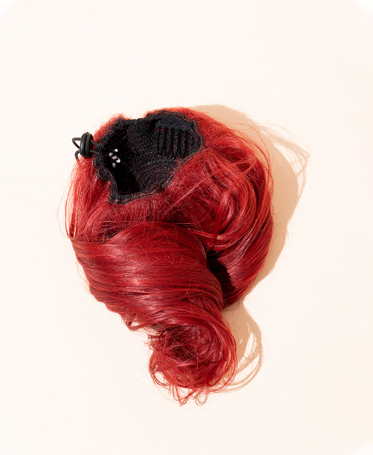 messy bun - ruby.
