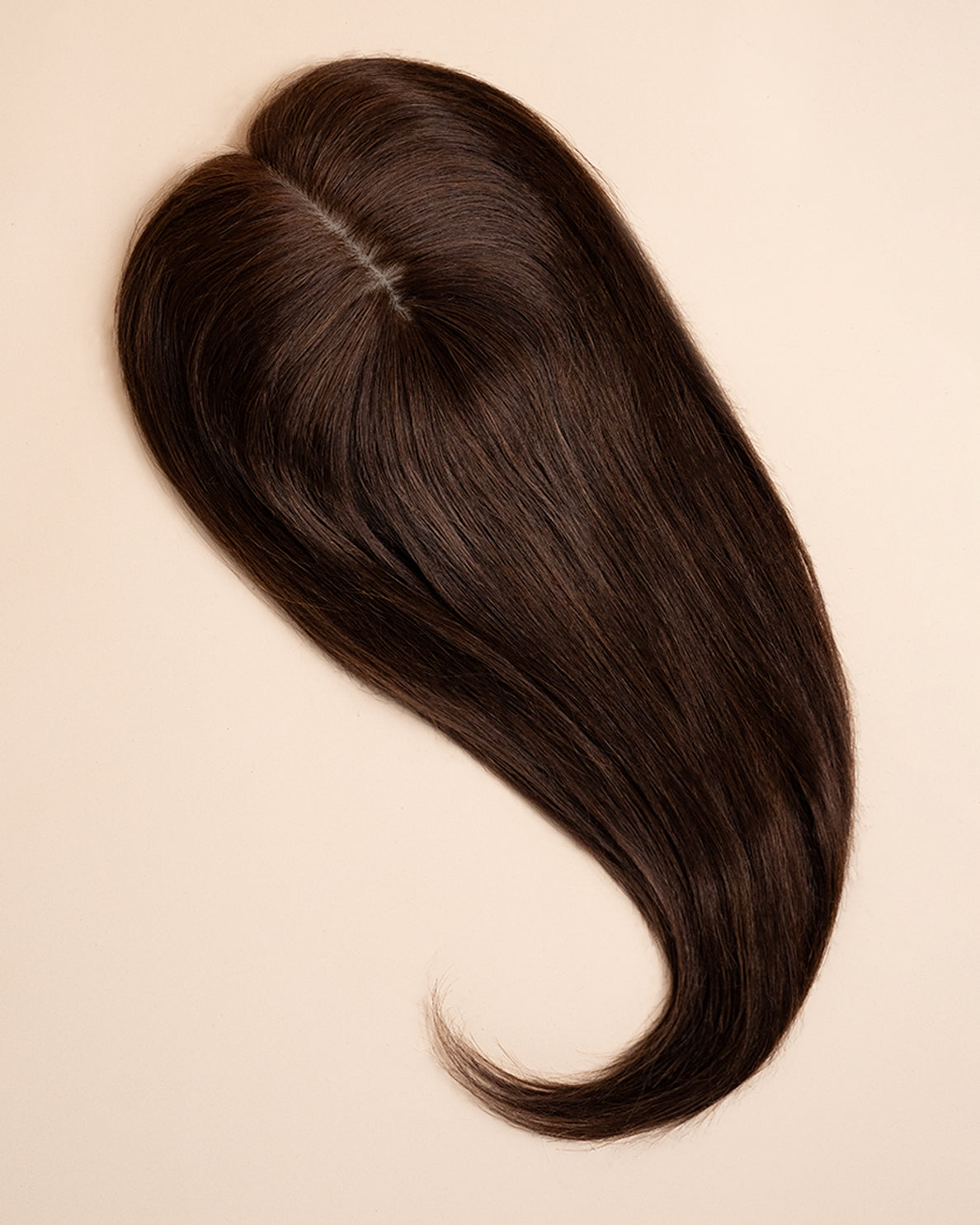 premium hair topper 14" chocolate brown.