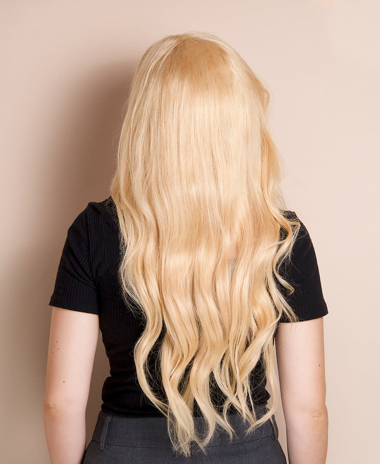 front lace human wig - 20" honey blonde.