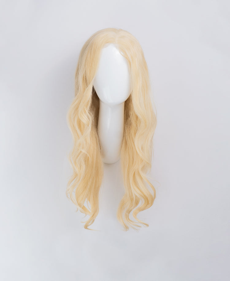 front lace human wig - 20" bombshell blonde.