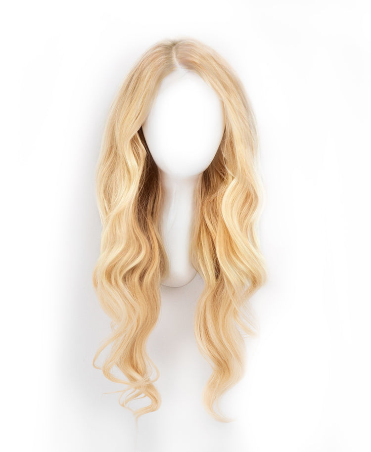 front lace human wig - 20" honey blonde.