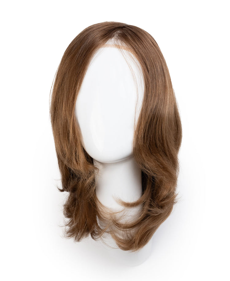 front lace human wig - 20" ash blonde.