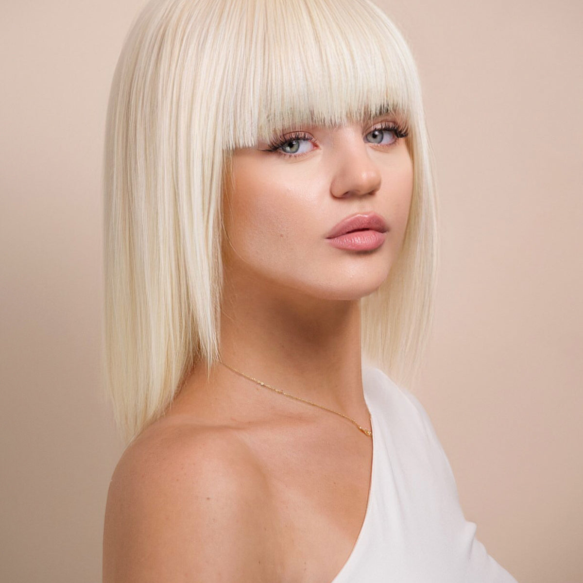 bob wig with fringe 10" platinum blonde. Irresistible Me — free download