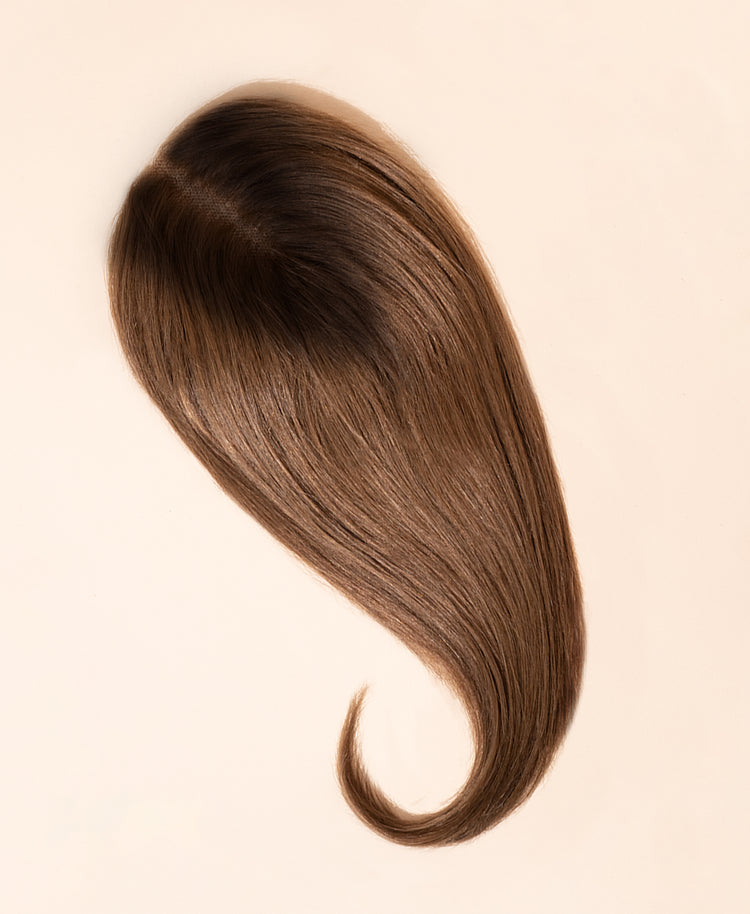 hair topper rooted brown(#2o6r).