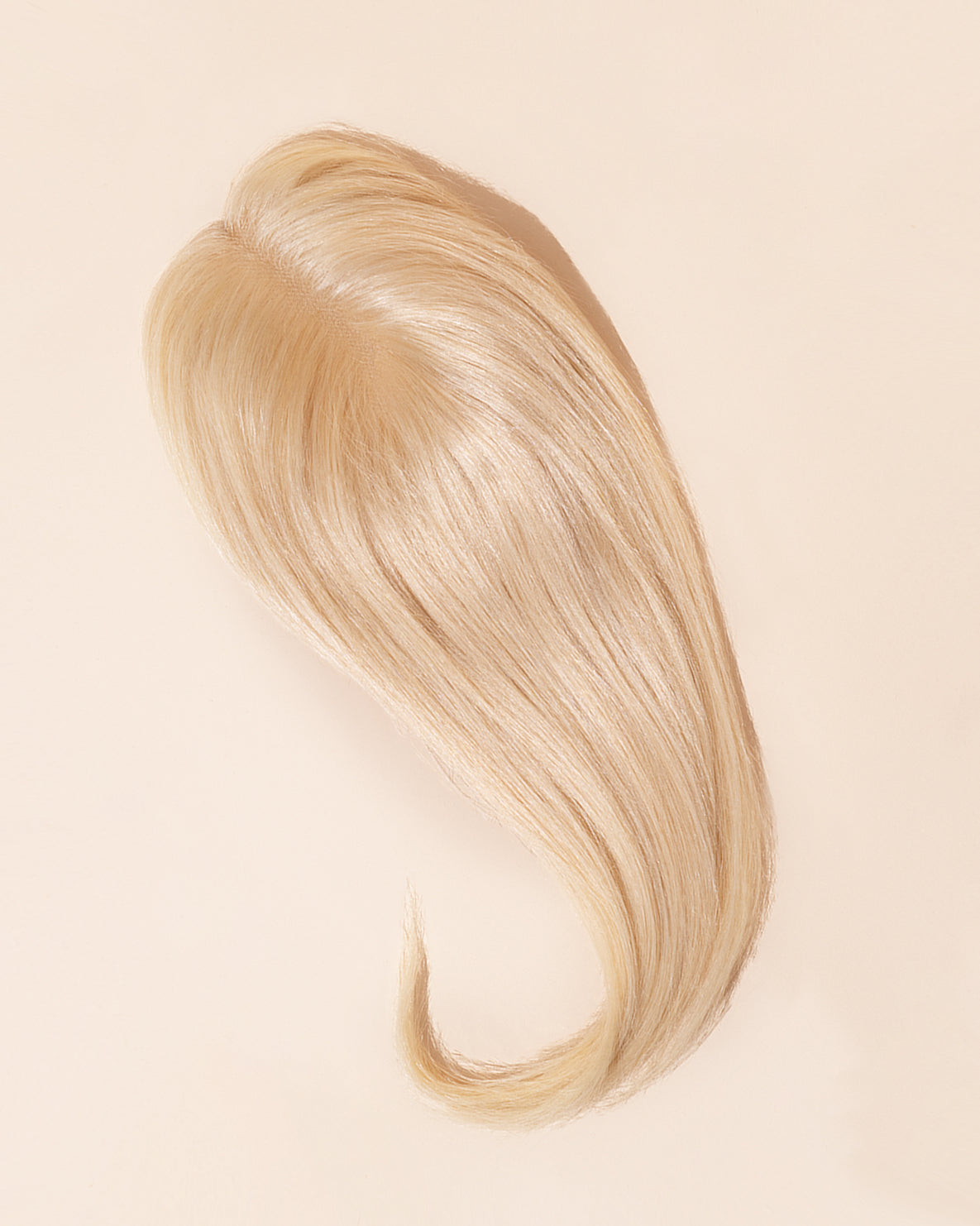 hair topper 12" platinum blonde.