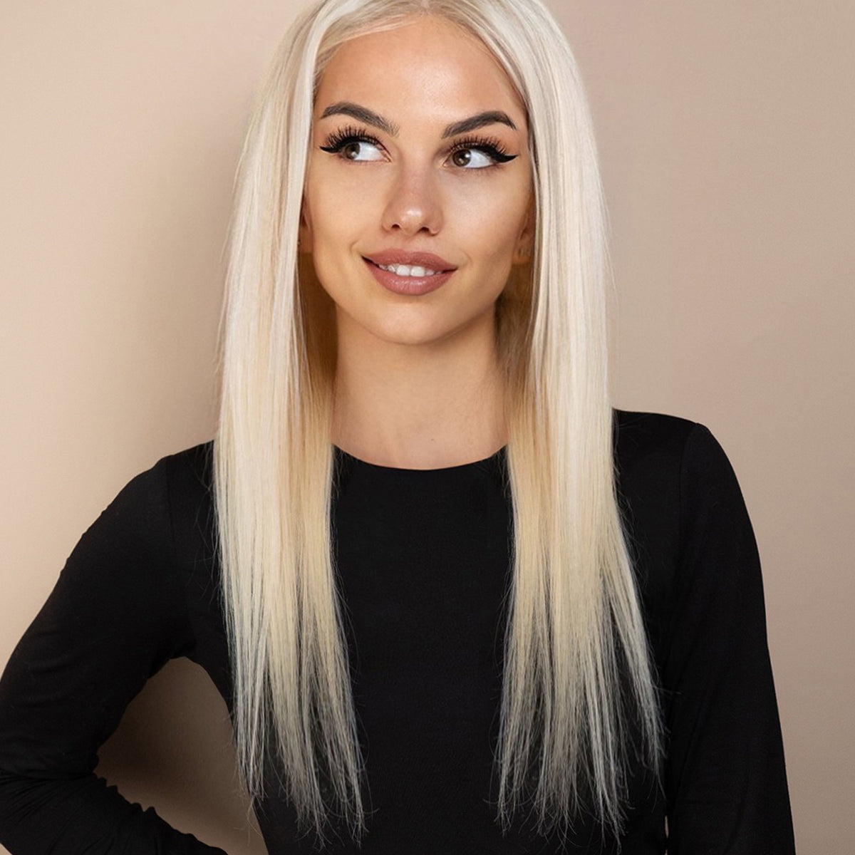full lace human wig 20