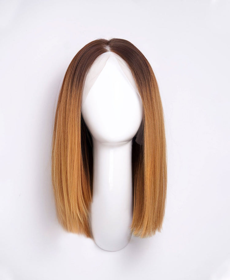 long bob human wig - 12" rooted.