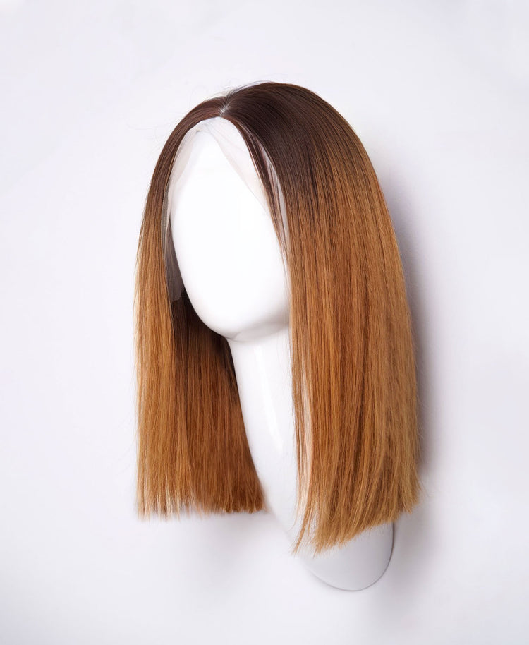 long bob human wig - 12" rooted.