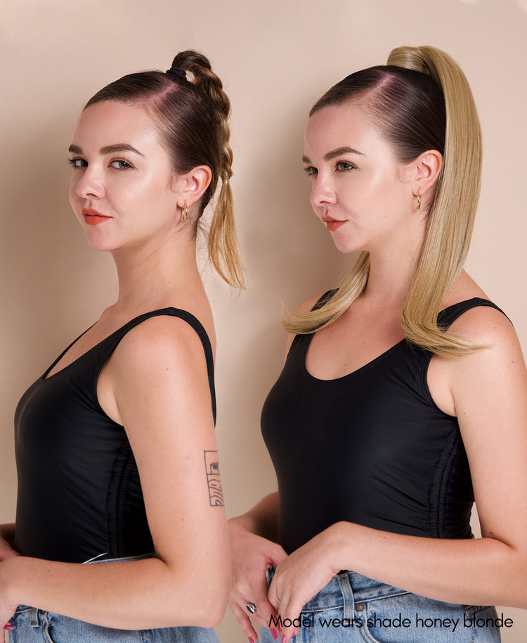 flipped ends ponytail - ruby 17".
