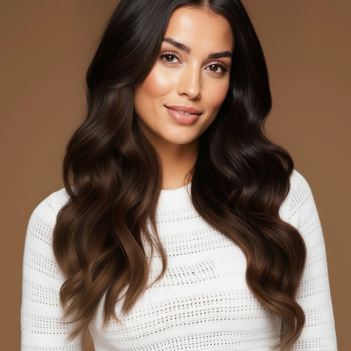 clip-in hair extensions dimensional brown. – Irresistible Me display picture 2
