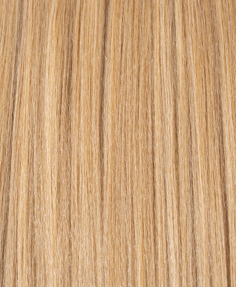 flipped ends ponytail - honey blonde 17".