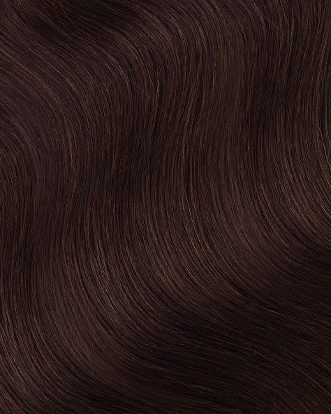 one-step hair extensions chocolate brown.