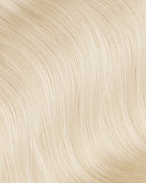 one-step hair extensions platinum blonde.