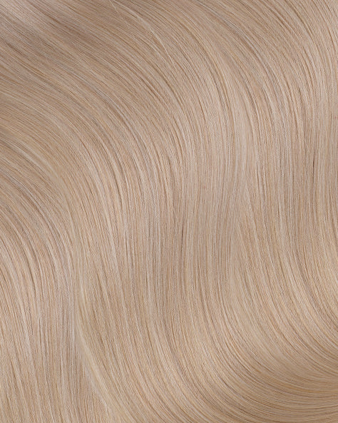 one-step hair extensions ash blonde.