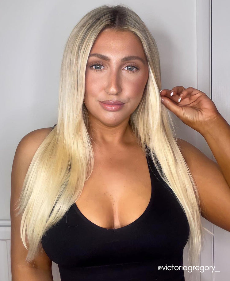clip-in volumizer light blonde (#613).